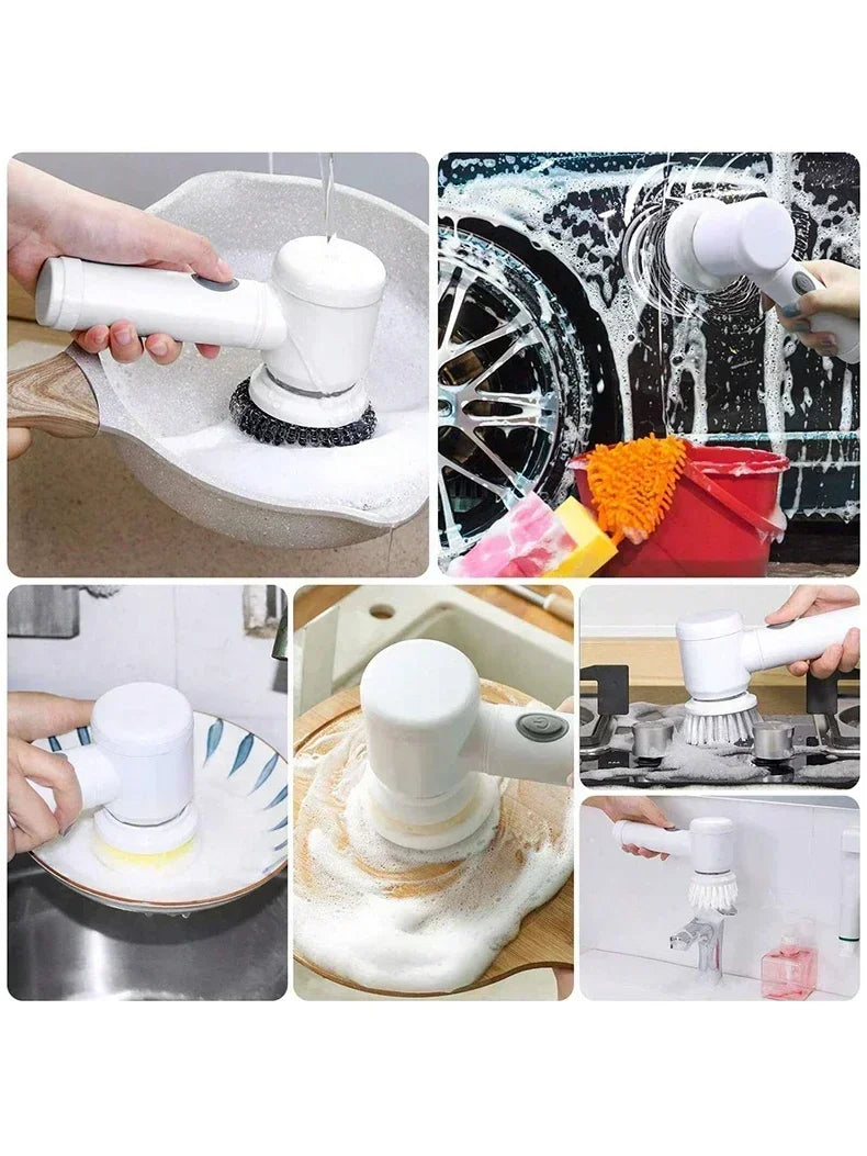 Brosse de nettoyage électrique puissante 5 en 1
