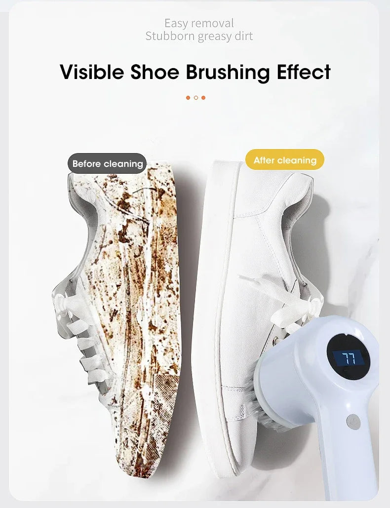 Brosse de nettoyage électrique puissante 5 en 1