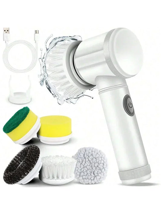 Brosse de nettoyage électrique puissante 5 en 1